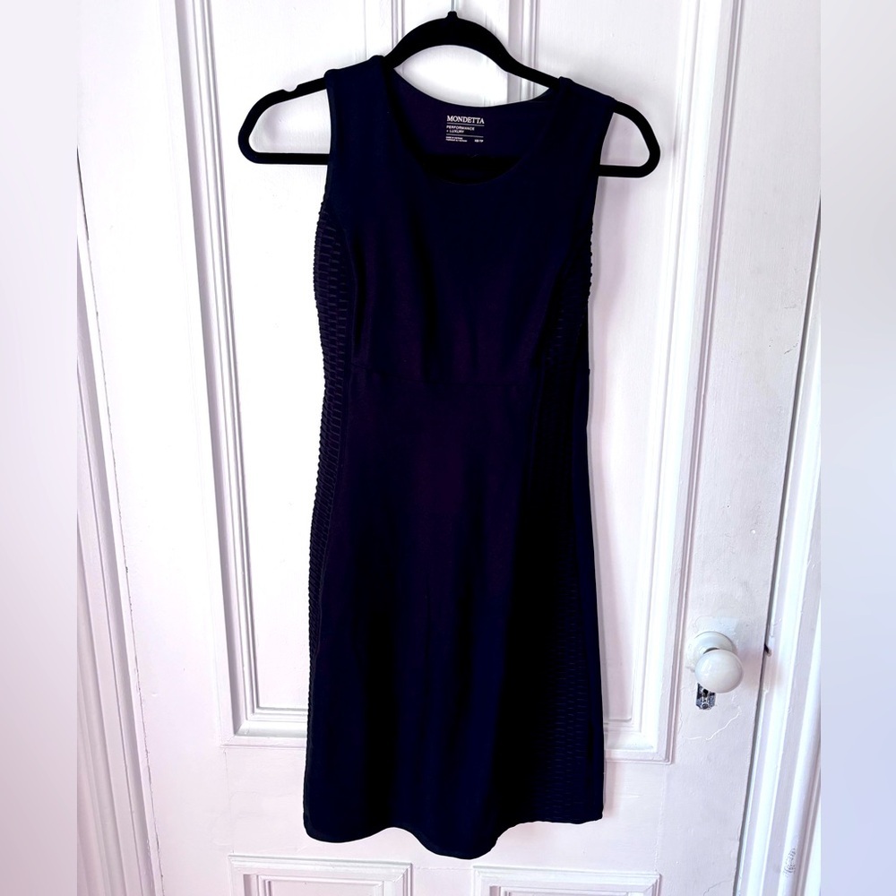 Mondetta Performance &Luxury Dress Black Sleeveless,Built in Bra Size XS